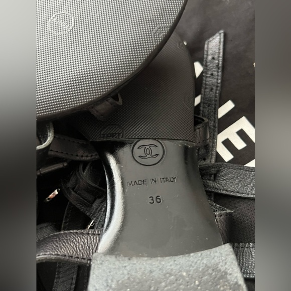 Chanel Knee-High Gladiator Sandals - Picture 15 of 16